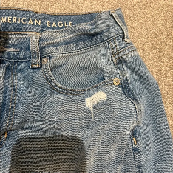 American Eagle Outfitters High Rise Light Blue Jeans - Picture 4 of 9